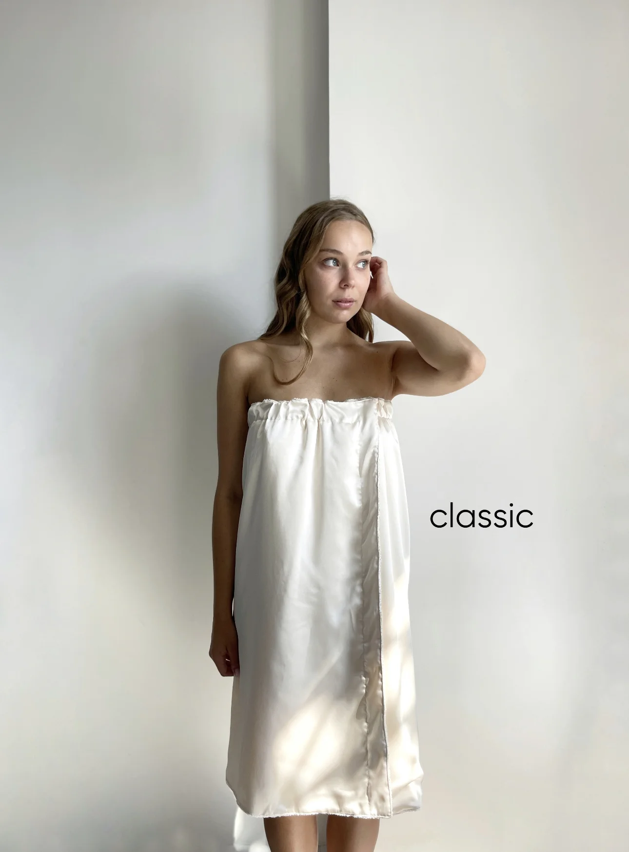 Рушник-тюрбан для тіла на застібці