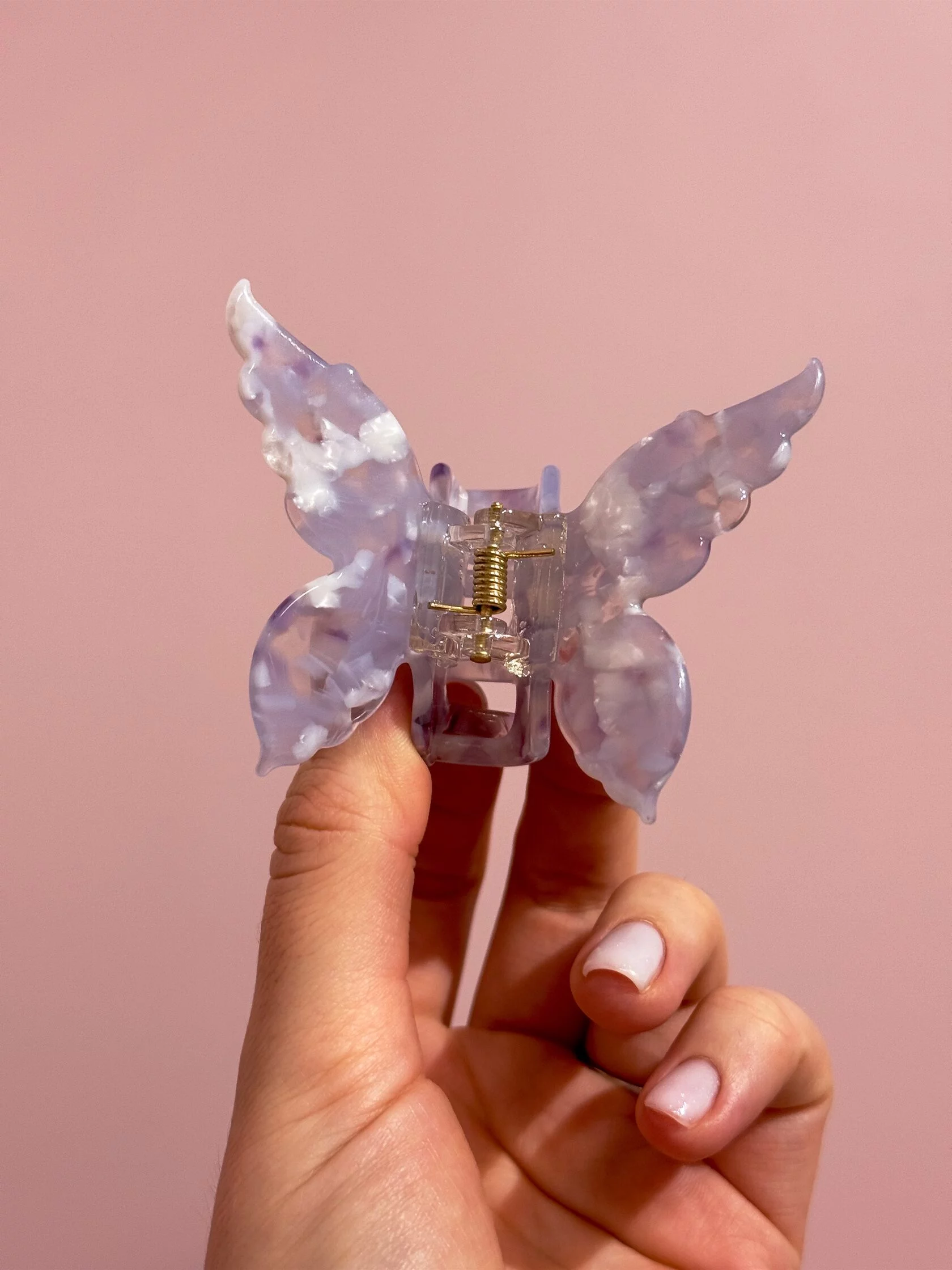 Заколка крабик для волосся «Метелик» classic