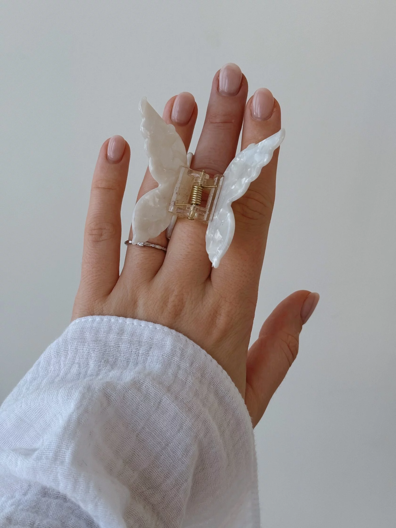 Заколка крабик для волосся «Метелик» classic