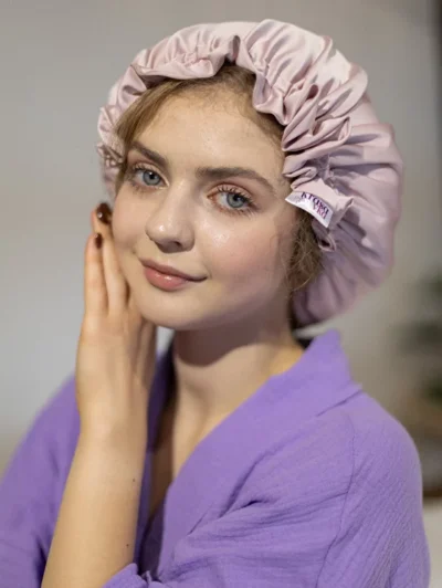 Шапочка для сну зі штучного шовку