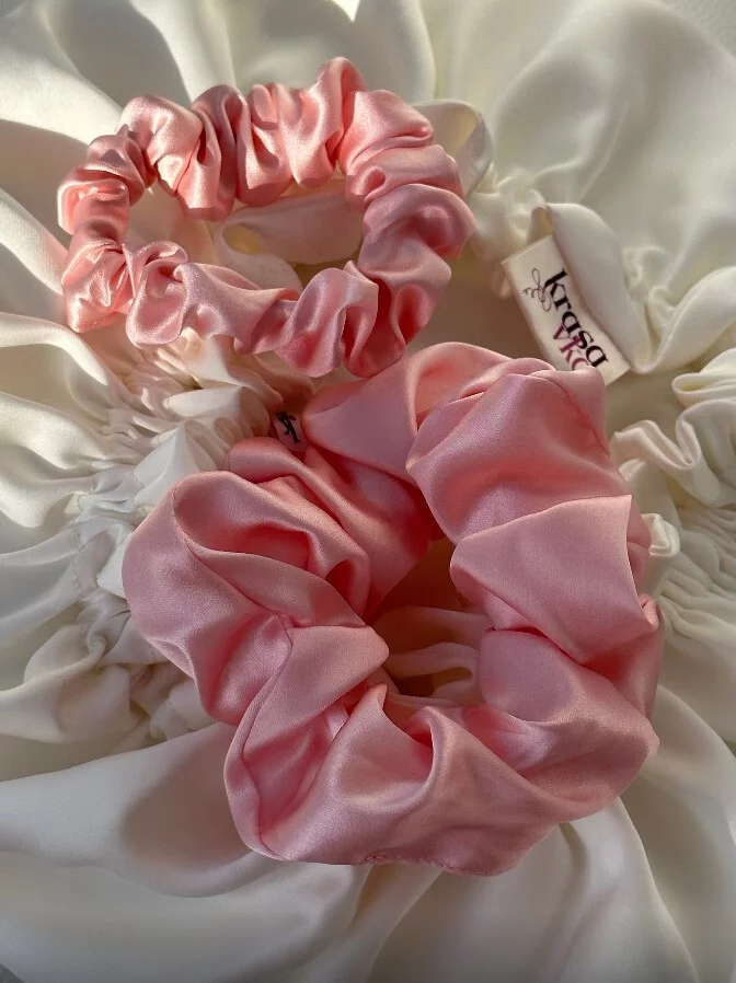 Шовкові резинки для волосся