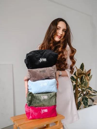 Плюшева косметичка Krasavka