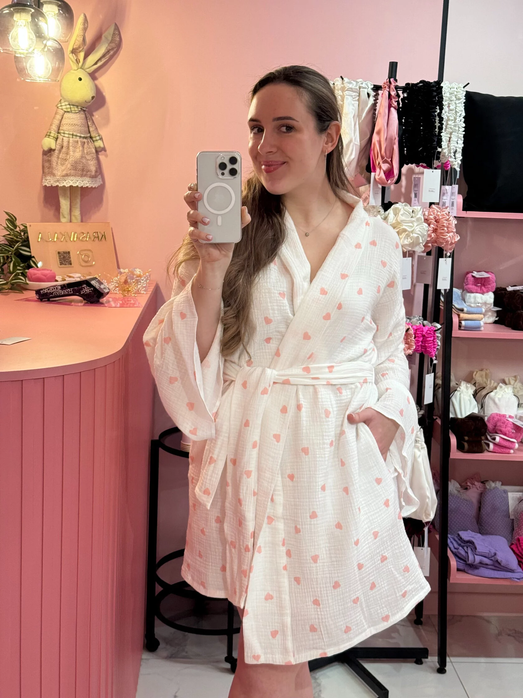 Жіночий халат-кімоно з мусліну