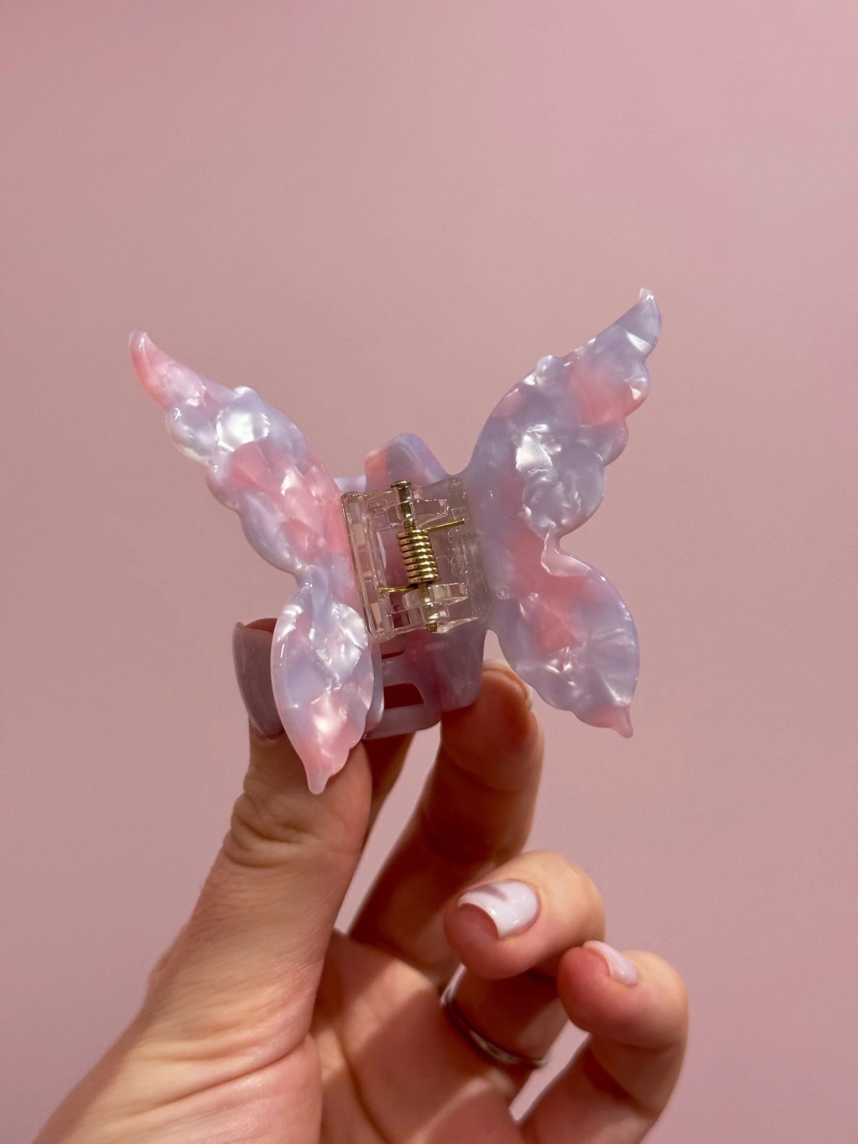 Заколка крабик для волосся «Метелик» classic