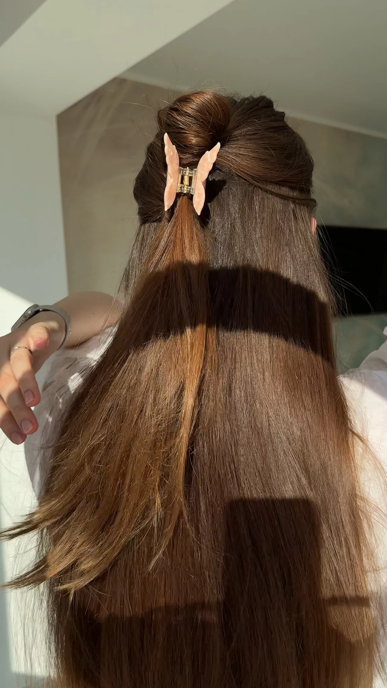 Заколка крабик для волосся «Метелик» classic