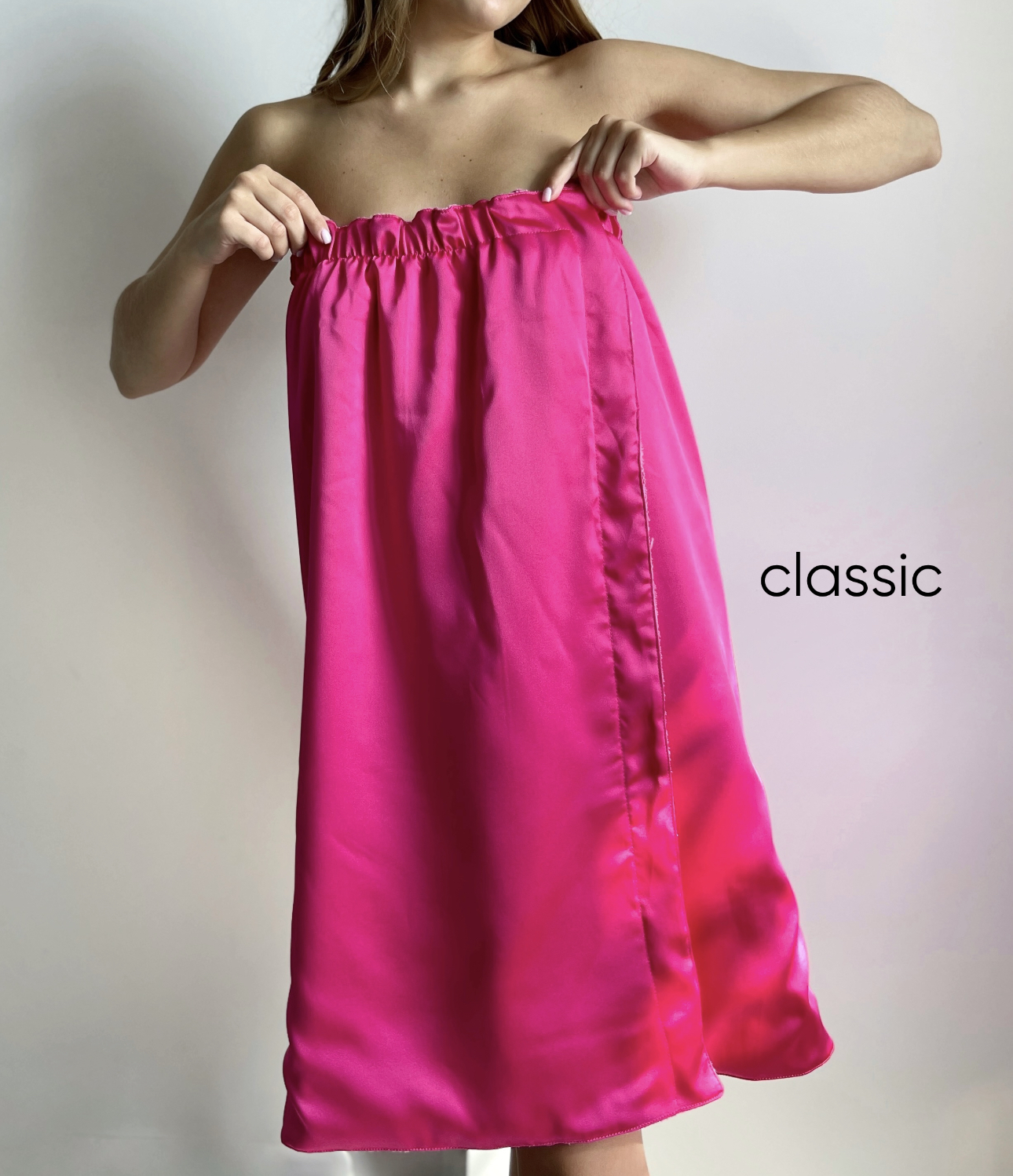 Рушник-тюрбан для тіла на застібці