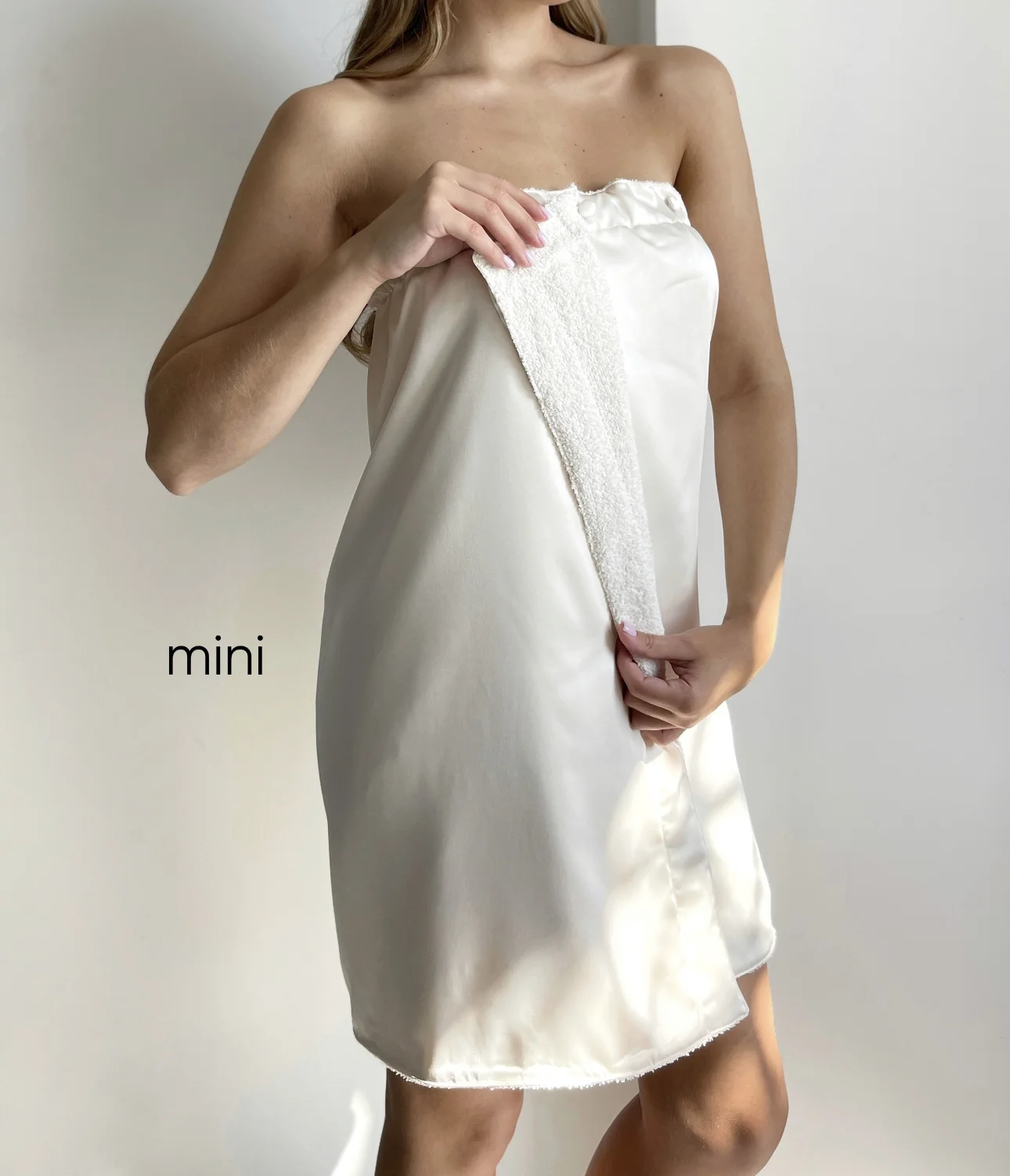 Рушник-тюрбан для тіла на застібці