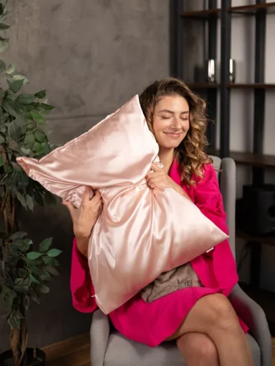 Шовкова наволочка з натурального шовку