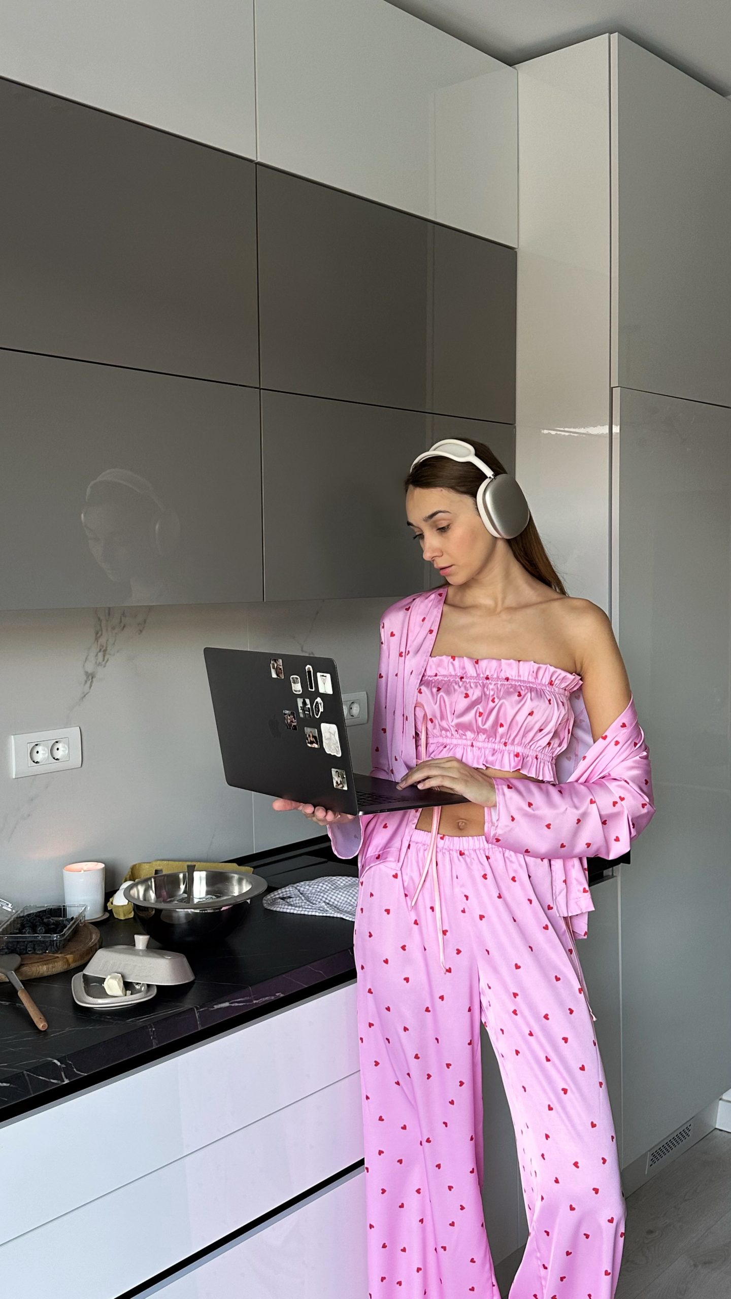 Сатинова піжама 3в1