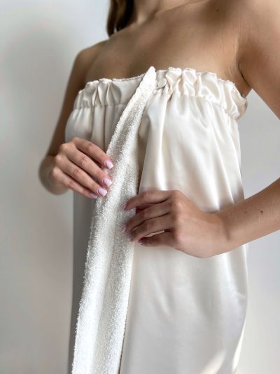 Рушник-тюрбан для тіла на застібці