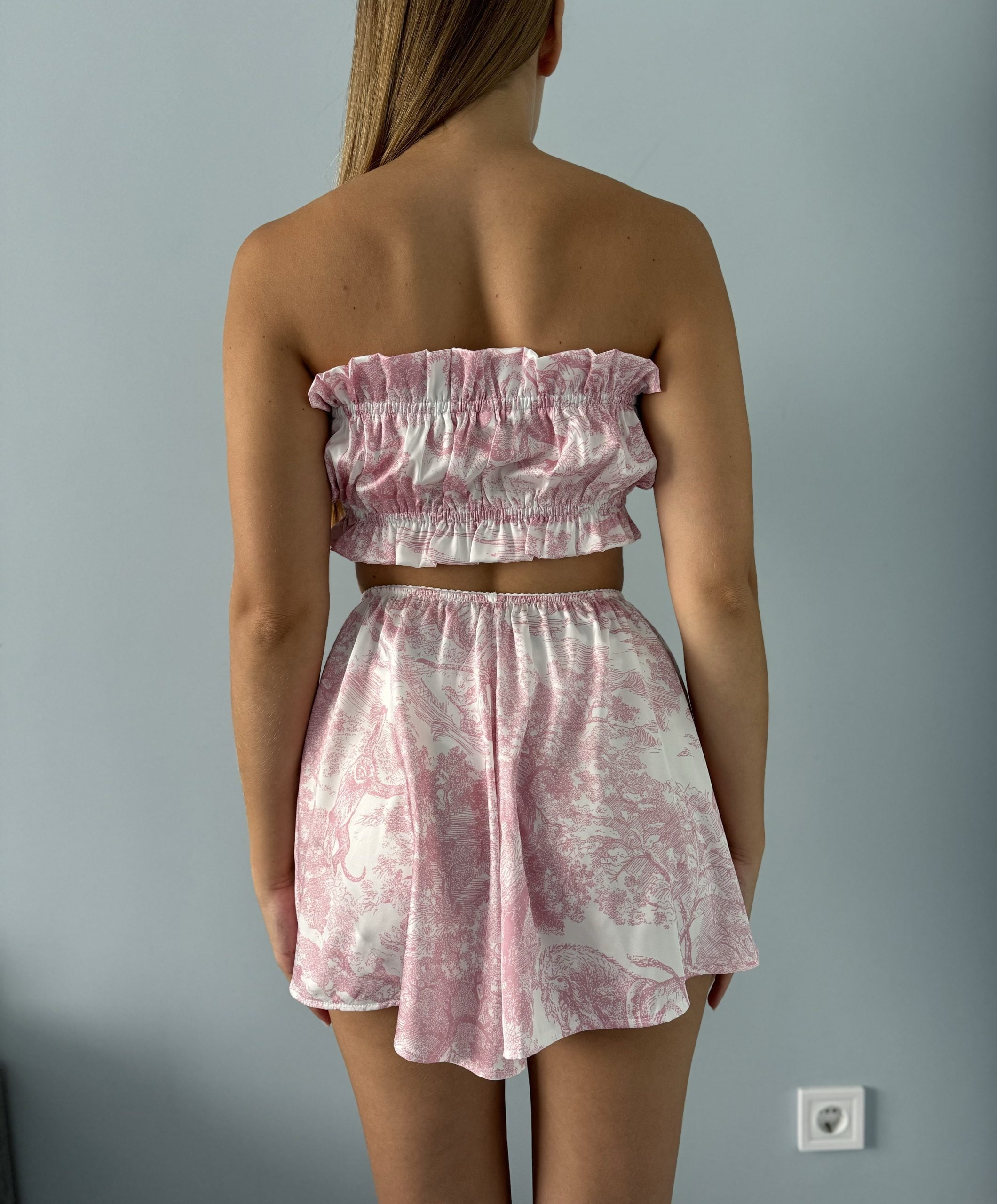 Жіноча піжама з сатину