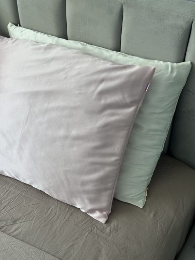 Шовкова наволочка з бавовняною підкладкою