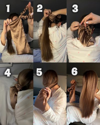 Шовкова панчоха для волосся